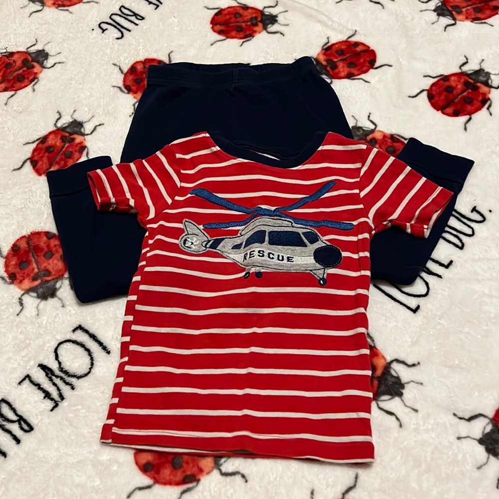 Carter’s Helicopter Pajama Set for Boy’s size 5